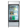 Maxx Cold Refrigerator 12 cu.ft., Single Door, Comm. Merchandiser, White/Glass MXM1-12R